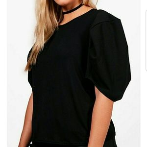 Plus Puff Sleeve Shirt